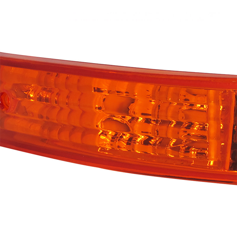 1998-2001 Acura Integra Bumper Lights (Chrome Housing/Amber Lens)