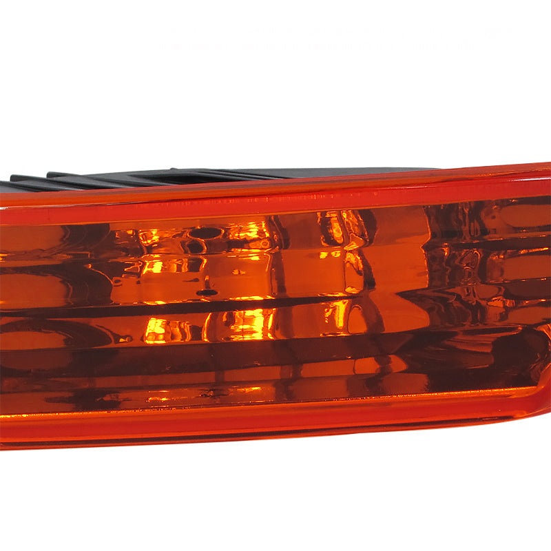 1998-2001 Acura Integra Bumper Lights (Chrome Housing/Amber Lens)