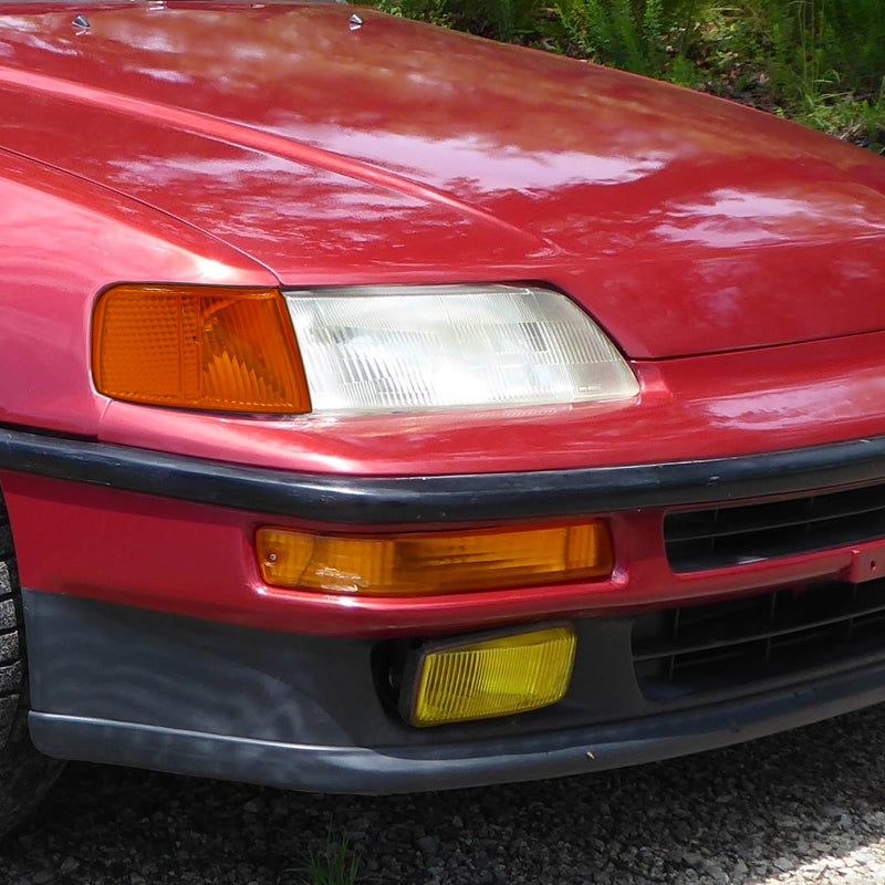 1990-1991 Honda CRX Corner Lights (Chrome Housing/Amber Lens)