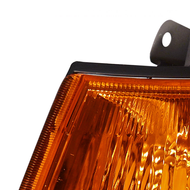 1990-1991 Honda Civic 2/3DR Corner Lights (Chrome Housing/Amber Lens)