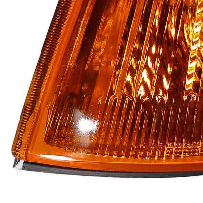 1990-1991 Honda Civic 2/3DR Corner Lights (Chrome Housing/Amber Lens)