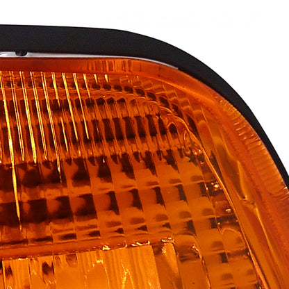 1990-1991 Honda Civic 2/3DR Corner Lights (Chrome Housing/Amber Lens)