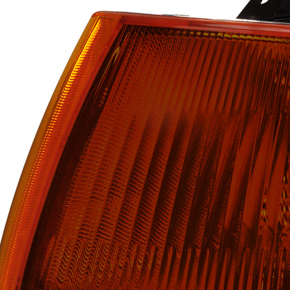 1992-1995 Honda Civic 2/3DR Corner Lights (Chrome Housing/Amber Smoked Lens)