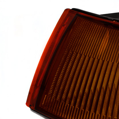 1992-1995 Honda Civic Sedan Corner Lights (Chrome Housing/Amber Smoked Lens)