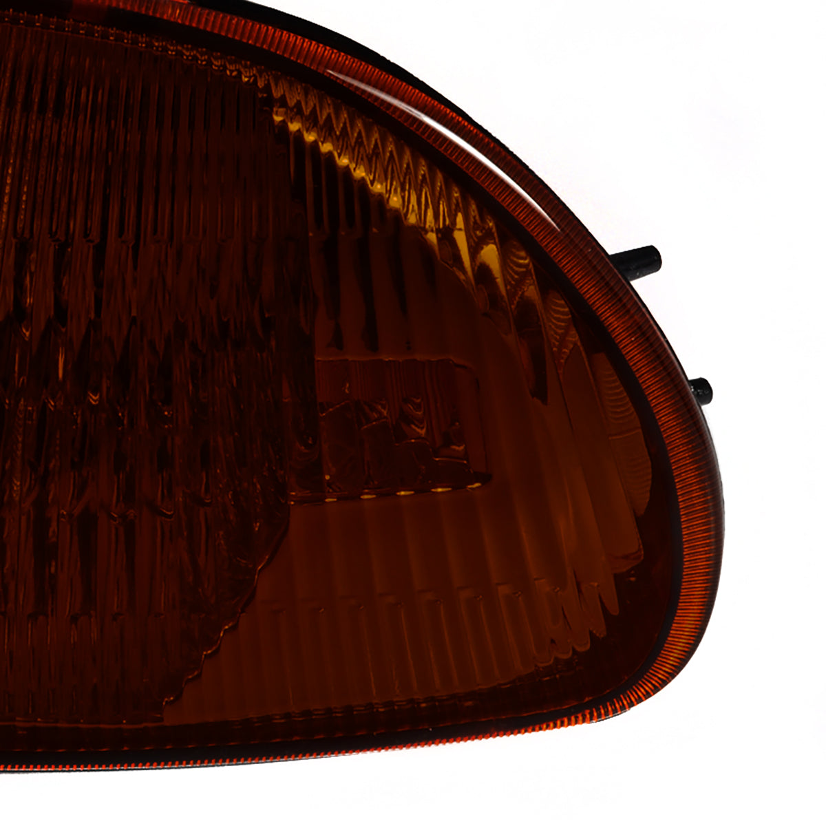 1992-1995 Honda Civic Sedan Corner Lights (Chrome Housing/Amber Smoked Lens)