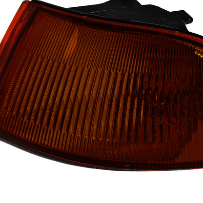 1992-1995 Honda Civic Sedan Corner Lights (Chrome Housing/Amber Smoked Lens)