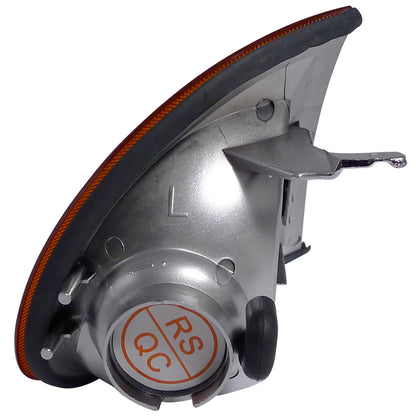 1993-1997 Honda Del Sol Corner Lights (Chrome Housing/Amber Lens)