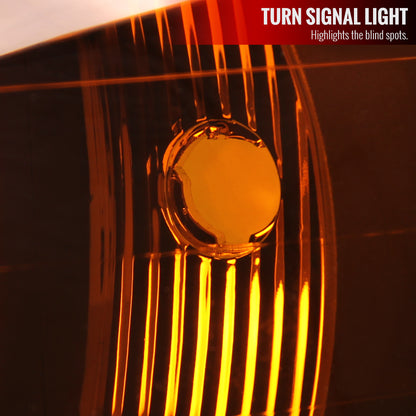 1995-2001 Subaru Impreza Corner Lights (Chrome Housing/Amber Smoked Lens)