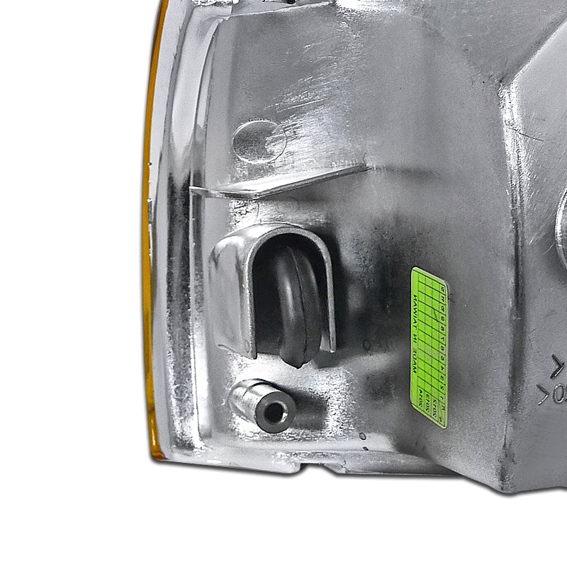 1995-2001 Subaru Impreza Corner Lights (Chrome Housing/Amber Lens)