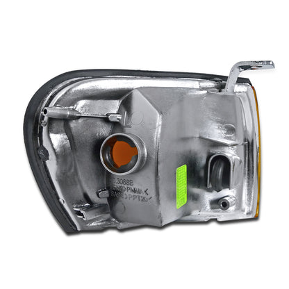 1995-2001 Subaru Impreza Corner Lights (Chrome Housing/Amber Lens)