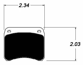 Porterfield Brake Pads for 1966 AUSTIN MINI COOPER
