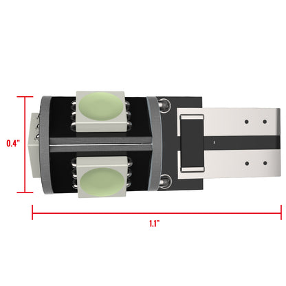 T10 5 SMD LED Bulb w/ Integrated Canbus - 2PC (White)