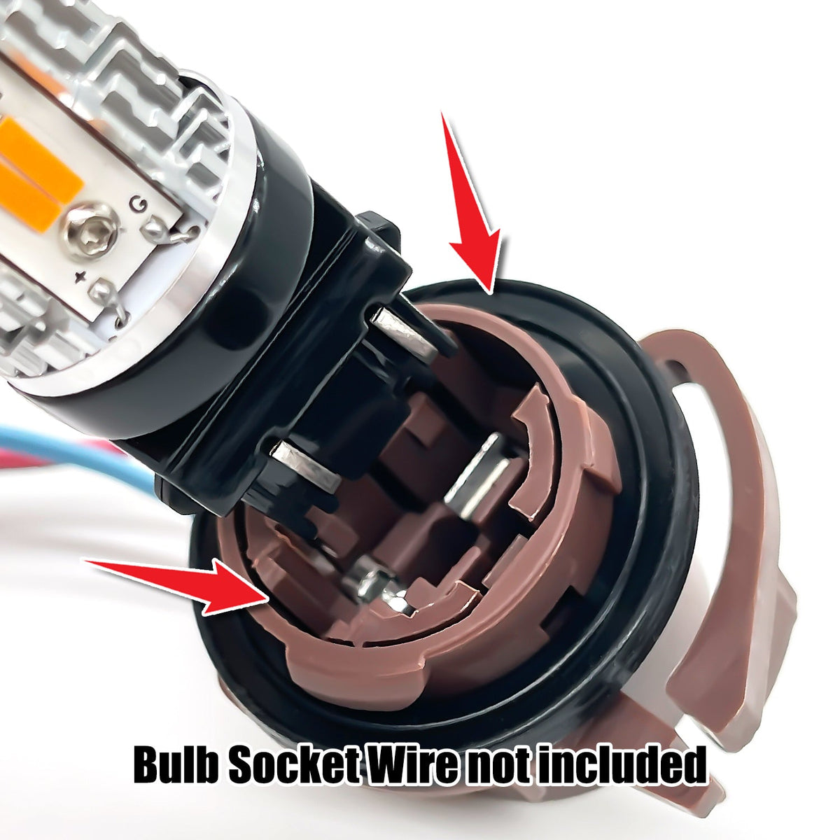DAMA 3157 High Power Switchback LED Bulbs | 6000K White & 2600K Amber | CANbus Error-Free SET