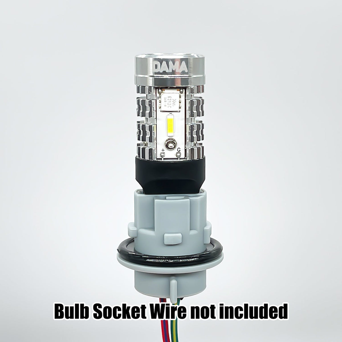 DAMA 7440 High Power LED Bulbs White 6000K / Amber 2600K | CANbus Error-Free | Pack of 2