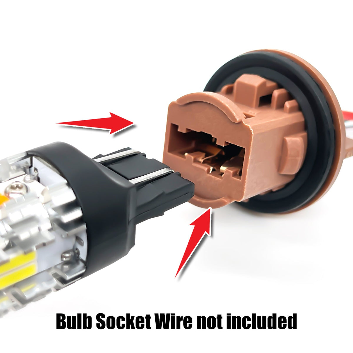 DAMA 7443 High Power Switchback LED Bulbs | 6000K White & 2600K Amber | CANbus Error-Free SET