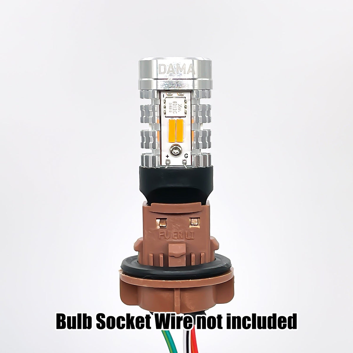 DAMA 7443 High Power Switchback LED Bulbs | 6000K White & 2600K Amber | CANbus Error-Free SET