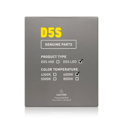 DAMA D5S Kanji Ultimate Vision Gen3 LED Headlight Bulbs 35W 6000K | Pack of 2