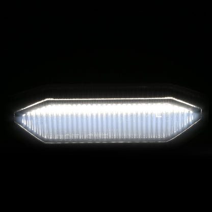 2015-2017 Ford Mustang Front Grille LED Driving Lights - 6PC (Black Housing/Smoked Lens)