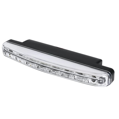 Universal 4W 8 LED 6000K Daytime Running Lights (Chrome Housing/Clear Lens)