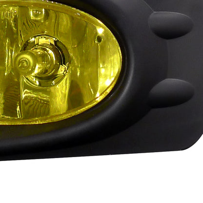 2006-2007 Honda Accord Sedan H11 Fog Lights Kit (Chrome Housing/Yellow Lens)