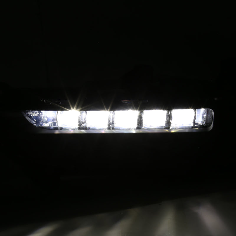 2016-2017 Honda Accord Coupe LED Fog Lights Kit (Chrome Housing/Clear Lens)