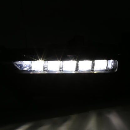 2016-2017 Honda Accord Coupe LED Fog Lights Kit (Chrome Housing/Clear Lens)