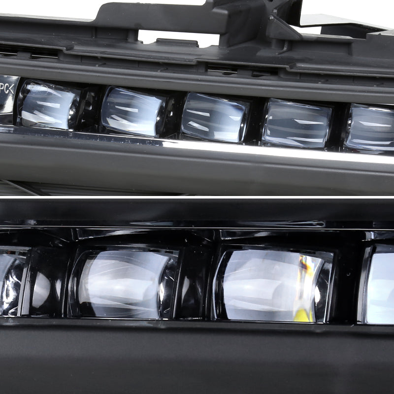 2016-2017 Honda Accord Coupe LED Fog Lights Kit (Chrome Housing/Clear Lens)