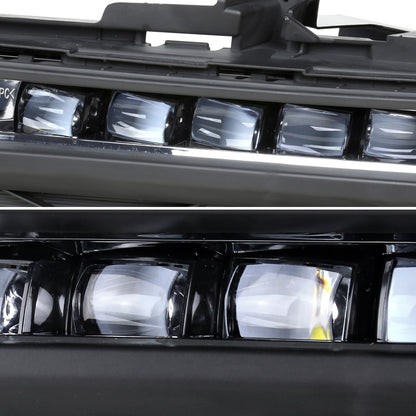 2016-2017 Honda Accord Coupe LED Fog Lights Kit (Chrome Housing/Clear Lens)