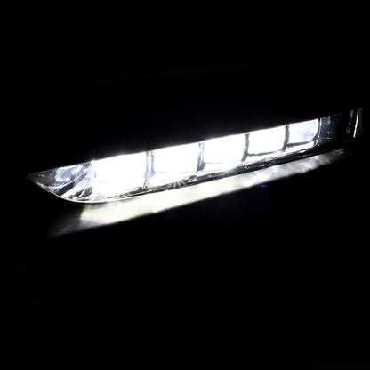 2016-2017 Honda Accord Sedan LED Fog Lights Kit (Chrome Housing/Clear Lens)