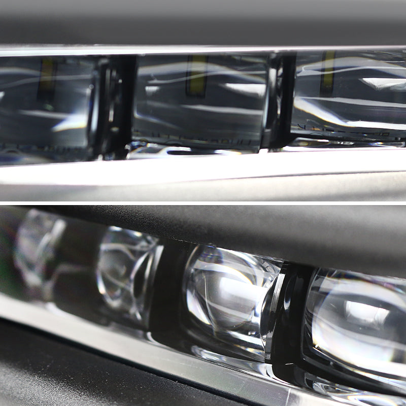 2016-2017 Honda Accord Sedan LED Fog Lights Kit (Chrome Housing/Clear Lens)