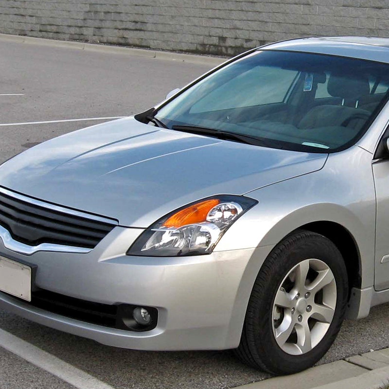 2007-2009 Nissan Altima Sedan H11 Fog Lights Kit (Chrome Housing/Clear Lens)