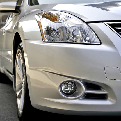 2010-2012 Nissan Altima Sedan H11 Fog Lights Kit (Chrome Housing/Clear Lens)