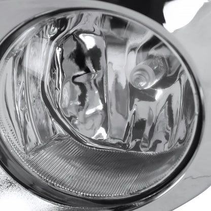 2013-2015 Toyota Avalon H11 Fog Lights Kit w/ Switch & Wiring Harness (Chrome Housing/Clear Lens)