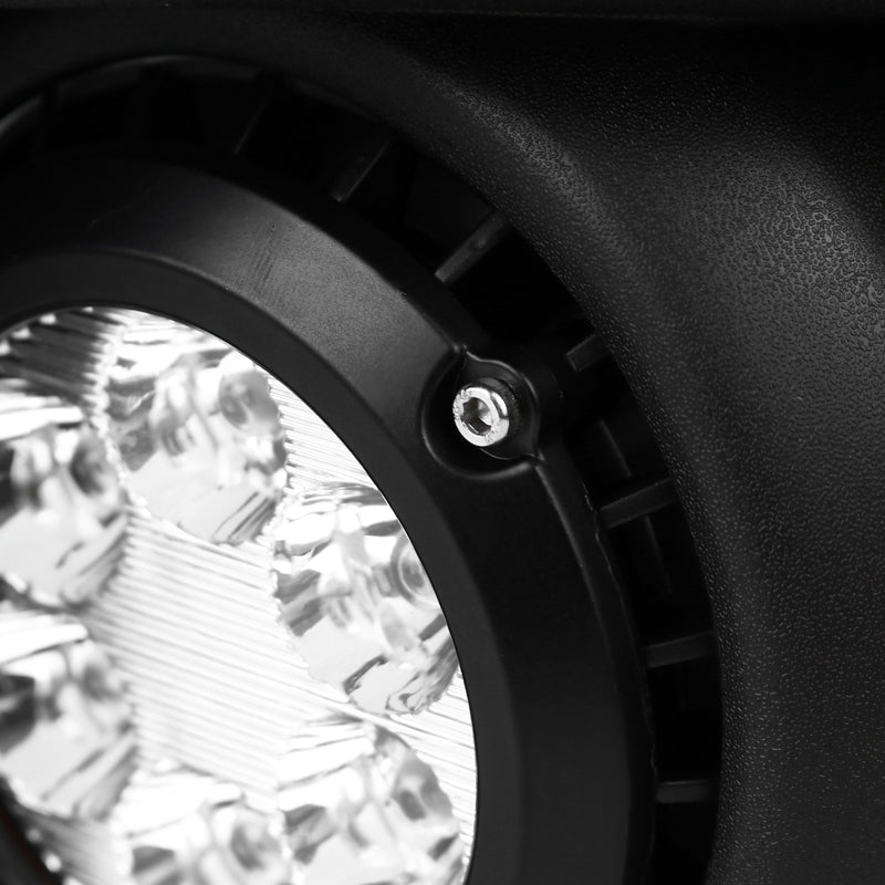 2015-2018 GMC Canyon 6-LED Fog Lights Kit (Chrome Housing/Clear Lens)
