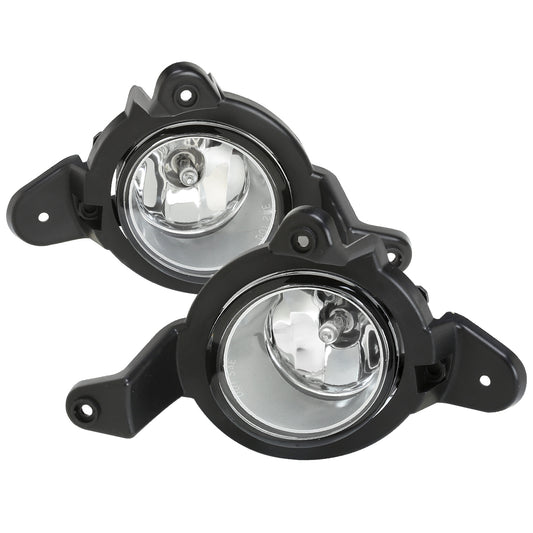 2018-2019 Toyota C-HR 12V/55W H11 Fog Lights Kit (Chrome Housing/Clear Lens)