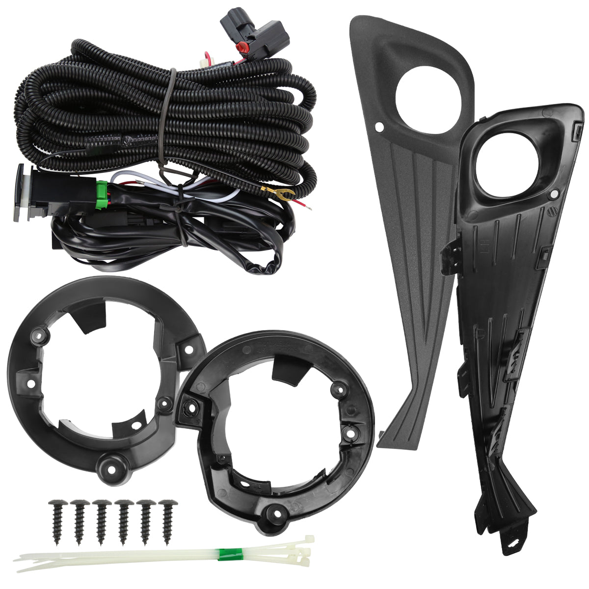 2020-2021 Toyota C-HR LED Fog Light Kit (Chrome Housing/Clear Lens)