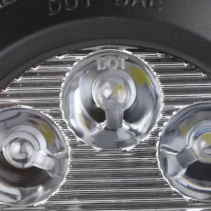 2010-2013 Chevrolet Camaro LED Fog Lights Kit w/ Switch & Wiring Harness (Chrome Housing/Clear Lens)