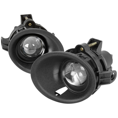 2014-2015 Chevrolet Camaro 3.6L V6 12V/55W H11 Projector Fog Lights Kit (Chrome Housing/Clear Lens)