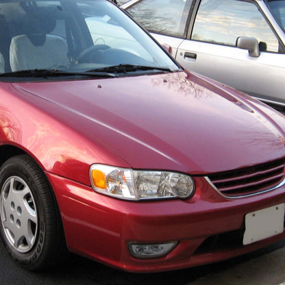 2001-2002 Toyota Corolla H3 Fog Lights (Chrome Housing/Clear Lens)
