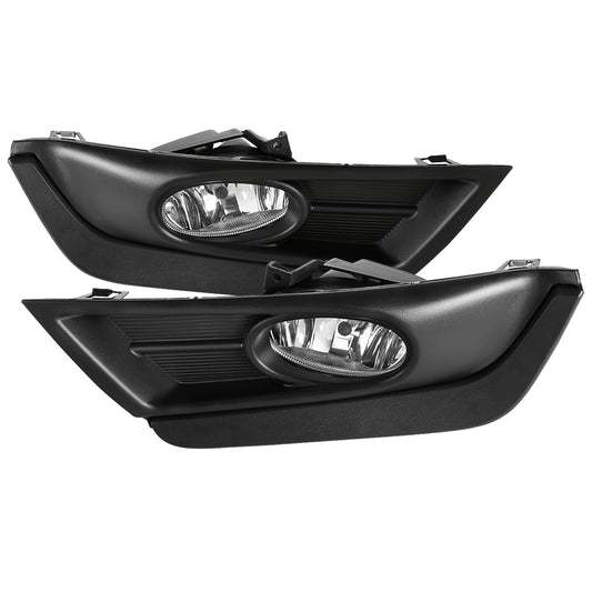2017-2018 Honda CR-V 12V/35W H8 Fog Lights Kit (Chrome Housing/Clear Lens)