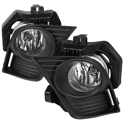 2014-2017 Lexus CT200h H16 Fog Lights Kit (Chrome Housing/Clear Lens)