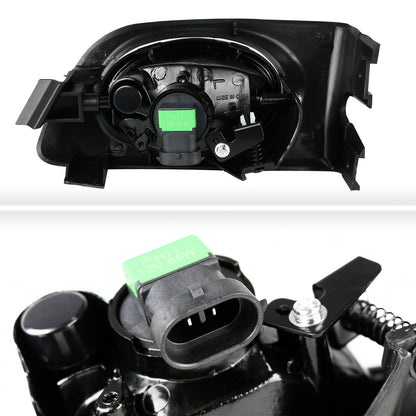 2001-2003 Honda Civic Coupe/Sedan 12V/55W H11 Fog Lights (Chrome Housing/Clear Lens)