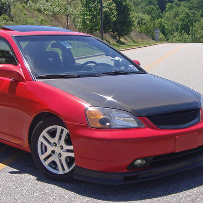 2001-2003 Honda Civic Coupe/Sedan 12V/55W H11 Fog Lights (Chrome Housing/Clear Lens)