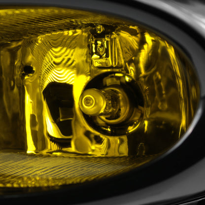 2013-2015 Honda Civic Sedan H11 Fog Lights Kit (Chrome Housing/Yellow Lens)