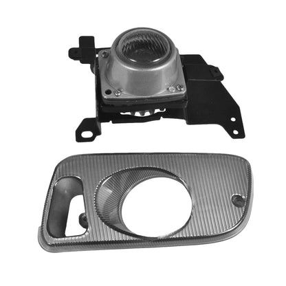 1992-1995 Honda Civic Coupe/Hatchback H3 Fog Lights Kit (Chrome Housing/Clear Lens)