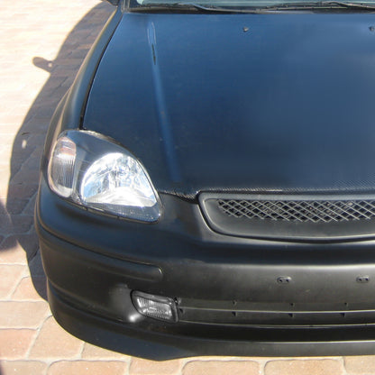 1996-1998 Honda Civic H3 Fog Lights Kit (Chrome Housing/Clear Lens)
