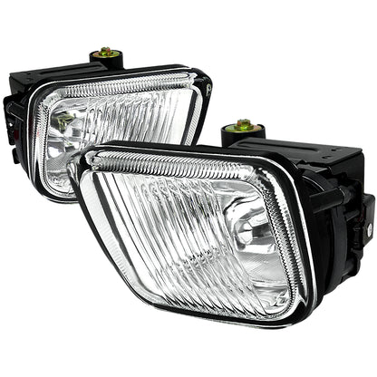 1996-1998 Honda Civic H3 Fog Lights Kit (Chrome Housing/Clear Lens)