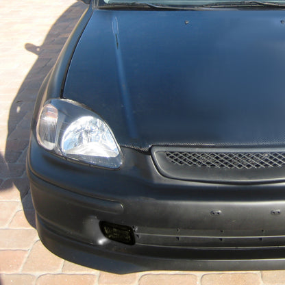 1996-1998 Honda Civic H3 Fog Lights Kit (Chrome Housing/Smoked Lens)
