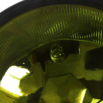 1999-2000 Honda Civic H3 Fog Lights Kit (Chrome Housing/Yellow Lens)