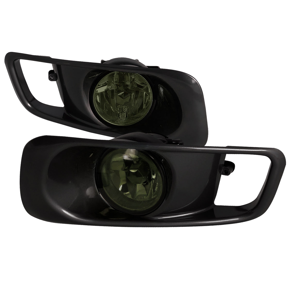 1999-2000 Honda Civic H3 Fog Lights Kit (Chrome Housing/Smoked Lens)